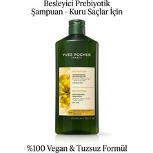 Yves Rocher Besleyici Prebiyotik Şampuan Kuru Saçlar Tuzsuz Vegan 300 ml