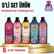 Sır Aromatique Konsantre Çamaşır Yumuşatıcısı 5'li Set 3x Parfüm Etkisi (750 ml x 5 Adet)