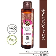 Yves Rocher Saç ve Vücut Yağı - Oryantal Argan 100ML / Şampuan Masaj Fırçası Hediyeli