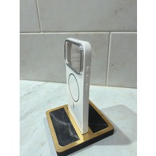 Mus10 IPHONE 17 Pro Max Lens Koruma Hediyeli Simli Magsafe Özellikli Kılıf