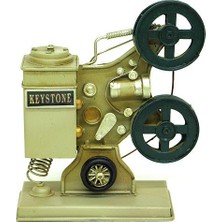 Elwes Dekoratif Metal Sinemaskop Biblo Vintage Ev Ofis Hediyelik