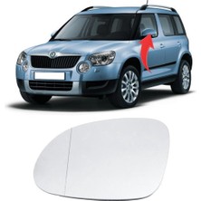 Yeti Sol(Şoför) Dikiz Ayna Camı Isıtmalı 2009-2010-2011-2012-2013-2014-2015-2016-2017 5L0857521