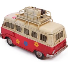 Elwes Dekoratif Metal Minibüs Çerçeveli ve Kumbaralı