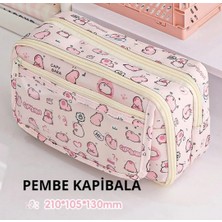 Sanrio Capybara Desenli Büyük Kapasiteli Kalem Kutu  Kapibara Kalemlik