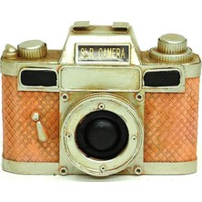Elwes Dekoratif Metal Fotoğraf Makinesi Biblo Ev Ofis Hediyelik