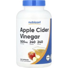 Nutricost Apple Cider Vinegar Weight Management 500 Mg 240 Capsules
