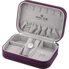 Nacar Safir Cam Gümüş - Beyaz Kadın Kol Saati NC34-39B868-AWMS Anneler Günü Özel Model