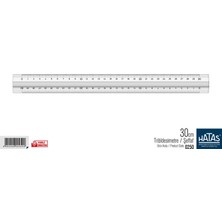 Hatas 30cm Tribldesimetresi Şeffaf / 0250
