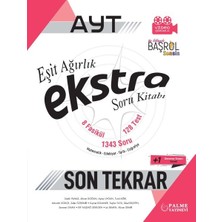 Palme Yayıncılık AYT Eşit Ağırlık Ekstra Soru Kitabı Son Tekrar