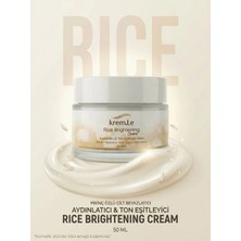 krem.Le Pirinç Özlü Cilt Beyazlatıcı Aydınlatıcı Ton Eşitleyici Bakım Kremi | Rice Brightening Cream 50ml