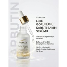krem.Le Alpha Arbutin Serum - %2 Arbutin & Hyaluronic Acid | Leke Karşıtı, Ton Eşitleyici, Aydınlatıcı 30 ml