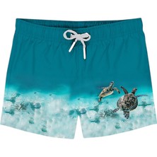 Slipstop Caretta Short Yeşil Çocuk Mayo