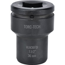 Torc-Tech 36MM M24 1.1/2" Altıköşe Ağır Lokma [H:130MM] Uzun HLM36FDI