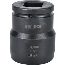 Torc-Tech 60MM M39 1.1/2" Altıköşe Ağır Lokma [H:130MM] Uzun HLM60FDI
