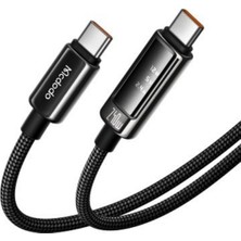 Mcdodo CA-8900 240W Typ-C To Typ-C  OLED Ekranlı Şarj Kablosu 1.2m