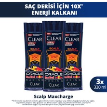 Clear Men Kepeğe Karşı Etkili Şampuan Scalp Maxcharge Oracle Red Bull Racing 330 ml X3