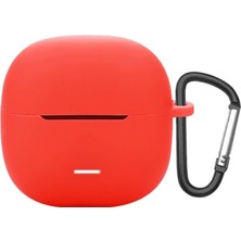 Prolysus Xiaomi Redmi Buds 8 Active Yumuşak Silikon Kulaklık Koruma Kabı Kılıfı Kırmızı