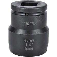 Torc-Tech 60MM M39 1.1/2" Altıköşe Ağır Lokma [H:115MM] Standart HLM60FSI
