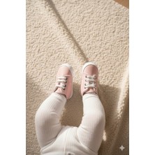 Numix Baby Kids Bebek Patik Ayakkabı -Ilk Adım, Kaydırmaz Taban - Bağcıklı, Hafif Şık Tasarım, Hakiki Deri