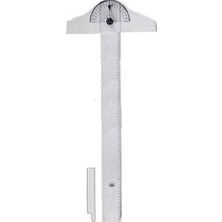 Hatas 75 cm Minkale Başlı T Cetveli / İnce Bizote