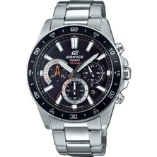 Casio Edifice Erkek Kol Saati Gri Çelik Kasa Suya Dayanıklı 1 ATM Takvimli Analog Model