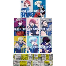 Komik Şeyler Yayıncılık Blue Lock 18-19-20-21-22-23-24-25. Ciltler Manga Seti + Özel Cetvel