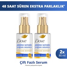 Dove Çift Fazlı Saç Serumu Amino Serum Yoğun Onarıcı 80 ml X2