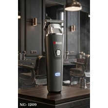 Wmark NG-1209 Şarjlı Detail Trimmer 7000 Rpm 1200 Mah Profesyonel T Blade Tıraş Makinesi