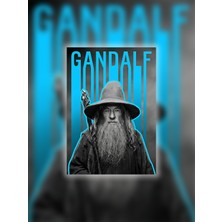 Tugo A4 Boyutunda Metal Gandalf Tablosu