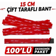 Sitball 3m Vhb Süper Güçlü Çift Taraflı Bant 100 Adet – Iz Bırakmaz, Tüm Yüzeylere Uyumlu