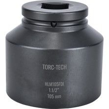 Torc-Tech 105MM M72 1.1/2" Altıköşe Ağır Lokma [H:130MM] Uzun HLM105FDI