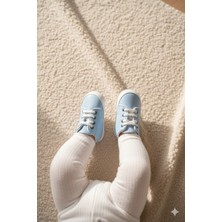 Numix Baby Kids Bebek Patik Ayakkabı -Ilk Adım, Kaydırmaz Taban - Bağcıklı, Hafif Şık Tasarım, Hakiki Deri