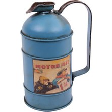 Elwes Dekoratif Metal Yakıt Bidonu Kumbaralı Vintage Hediyelik