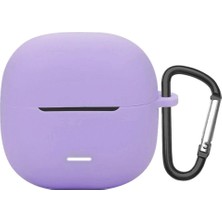 Prolysus Xiaomi Redmi Buds 8 Active Yumuşak Silikon Kulaklık Koruma Kabı Kılıfı Lila
