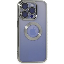 Die Grup  Iphone 15 Pro Kılıf Slot Silikon - Gümüş