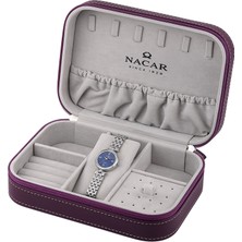 Nacar Safir Cam Gümüş - Mavi Kadın Kol Saati NC34-39B868-ALMS Anneler Günü Özel Model