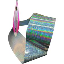 S.F. Jig Sıcak Baskı Hologram Folyosu 4cm*1 Metre - Desenli Balıkçılık Malzemeleri - Yapay Yem Baskısı