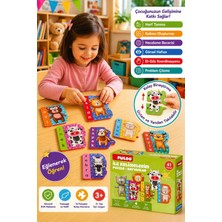 Toyfest Puedo Ilk Kelimelerim Eva Puzzle Hayvanlar 41 Parça Eğitici 3+ Çocuk Oyuncak Seti
