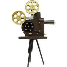 Elwes Sinemaskop Kamera Tripodlu Model Vintage Dekoratif Hediyelik