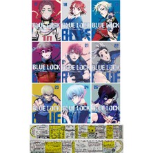 Komik Şeyler Yayıncılık Blue Lock 17-18-19-20-21-22-23-24-25. Ciltler Manga Seti + Özel Cetvel