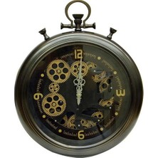 Elwes Saat Çarklı Köstek Duvar Saati Dekoratif Ev Ofis Hediyelik