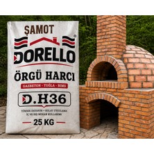 Dorello Şamot Harcı – Ateş Tuğlası Örgü Harcı 25 kg