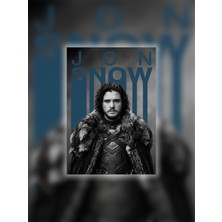 Tugo A4 Boyutunda Metal Jon Snow Tablosu