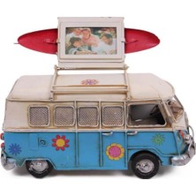 Elwes Dekoratif Metal Minibüs Çerçeveli ve Kumbaralı Hediyelik