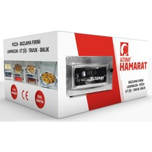 Altunay Hamarat Fırın Gri Renk 31-40 lt Hacimle Çok Fonksiyonlu Pişirme Özellikleri