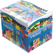 Nova Color Renkli Tebeşir Tozsuz 100'lü Kutu