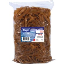 Kraf Geniş Ambalaj Lastiği 500GR %100 Kauçuk Malzeme Dayanıklı Araç Gereçler