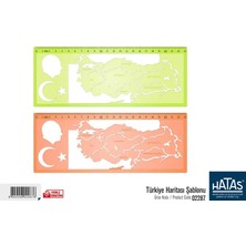 Hatas Türkiye Haritası Şablonu 1 Adet
