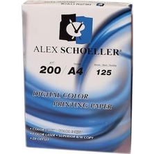 Alex Schoeller Alex Shoeller Fotokopi Kağıdı A4 Gramajlı 200gr 125'li Paket