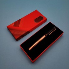 Elwes Bakır Roller Kalem Kutulu Dekoratif Hediyelik
